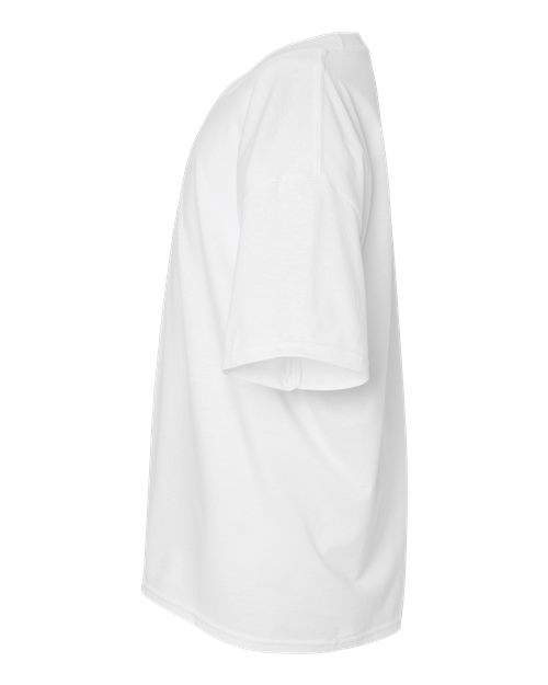 Gildan 64000BCVC, Youth Softstyle Cvc T-shirt, White