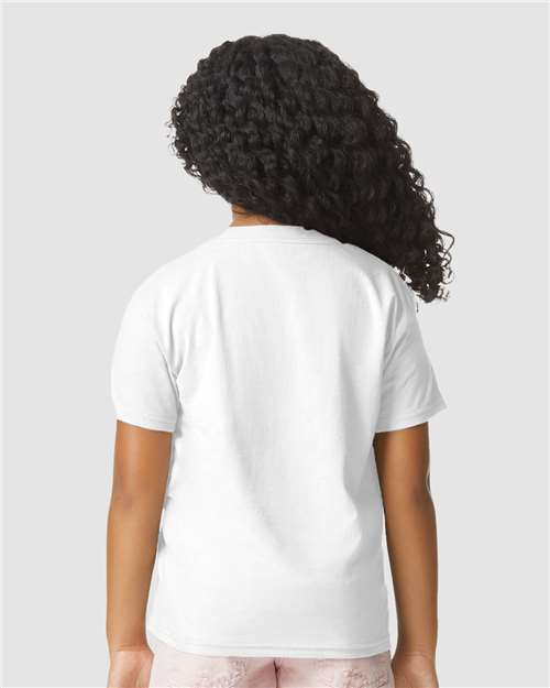 Gildan 64000BCVC, Youth Softstyle Cvc T-shirt, White