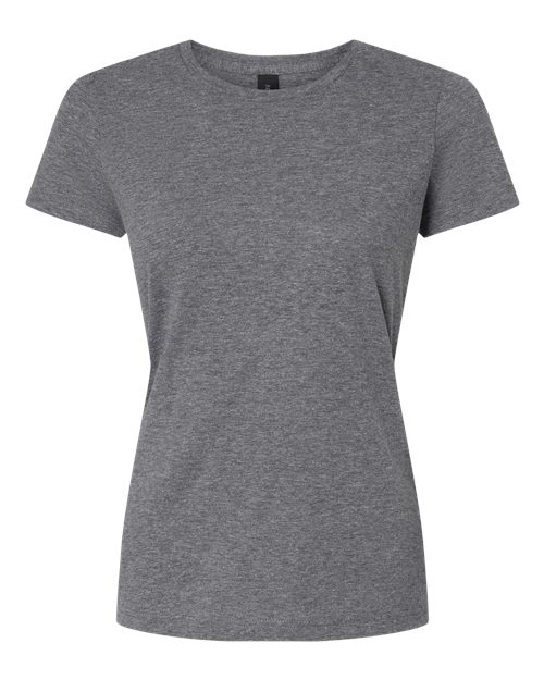 Gildan 64000L, Women's Softstyle T-shirt, Graphite Heather