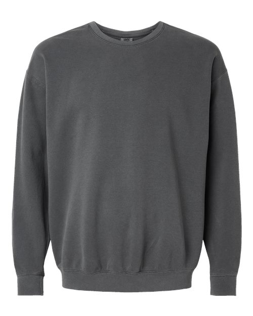 Comfort Colors 1466, Unisex Garment-dyed Lightweight Crewneck Sweatshirt, Pepper