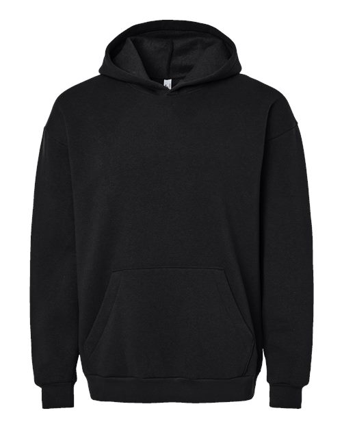 American Apparel RF498, Unisex Reflex Fleece Hoodie Sweatshirt, Black