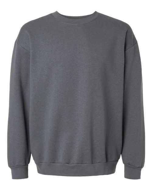 American Apparel RF496, Unisex Reflex Fleece Crewneck Sweatshirt, Asphalt