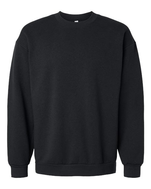 American Apparel RF496, Unisex Reflex Fleece Crewneck Sweatshirt, Black