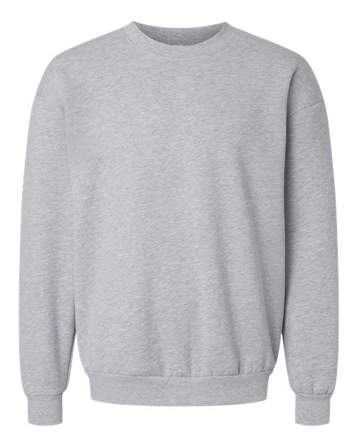 American Apparel RF496, Unisex Reflex Fleece Crewneck Sweatshirt, Heather Grey