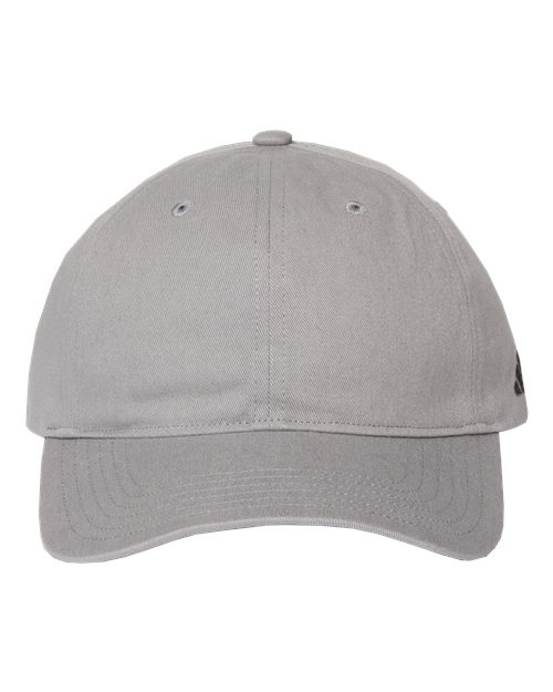 Sustainable Organic Relaxed Cap - - 11701 Grey Three Adjustable 09253 A12SC Adidas Adjustable Back to School 2025 CA Cotton Cotton - 100% Fitness and Wellness Hats Headwear Low Profiles Mens & Unisex Organic Pre-Curved Visor Premium Fashion S&S Exclusive Brands Six-Panel Snapback Sustainable Materials Sustainable Styles Unstructured Visible Logos