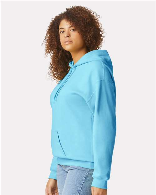 Gildan SF500 Unisex Softstyle® Midweight Hooded Sweatshirt Cotton Cotton-Poly Blend Fleece Hooded Insulated Jersey Midweight Moisture-Wicking Outerwear Pocket Polyester Regular Fit Spandex Sport / Athletic Super Heavyweight Sweatshirts & Fleece Tear-Away Label Tops Womens Womens Tops