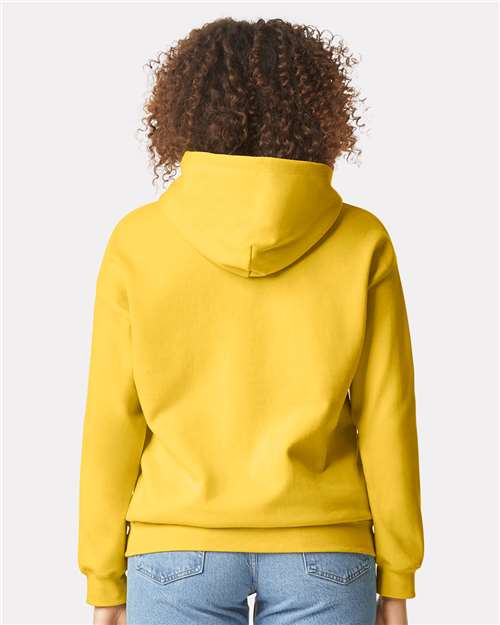Gildan SF500 Unisex Softstyle® Midweight Hooded Sweatshirt Cotton Cotton-Poly Blend Fleece Hooded Insulated Jersey Midweight Moisture-Wicking Outerwear Pocket Polyester Regular Fit Spandex Sport / Athletic Super Heavyweight Sweatshirts & Fleece Tear-Away Label Tops Womens Womens Tops
