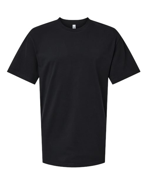 American Apparel 5389, Unisex Sueded Tee, Sueded Black