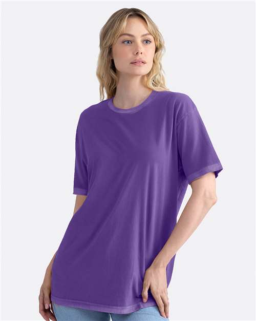 Next Level 3600SW, Unisex Soft Washed Tee, Washed Purple Rush