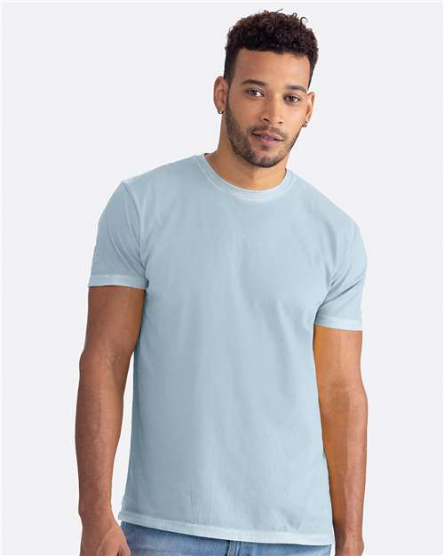 Next Level 3600SW, Unisex Soft Washed Tee, Washed Stonewash Denim
