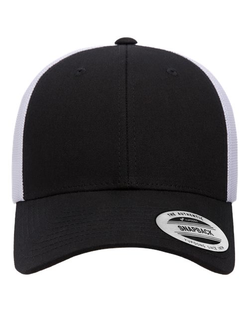 YP Classics 6601, Elite Cap, Black/ White