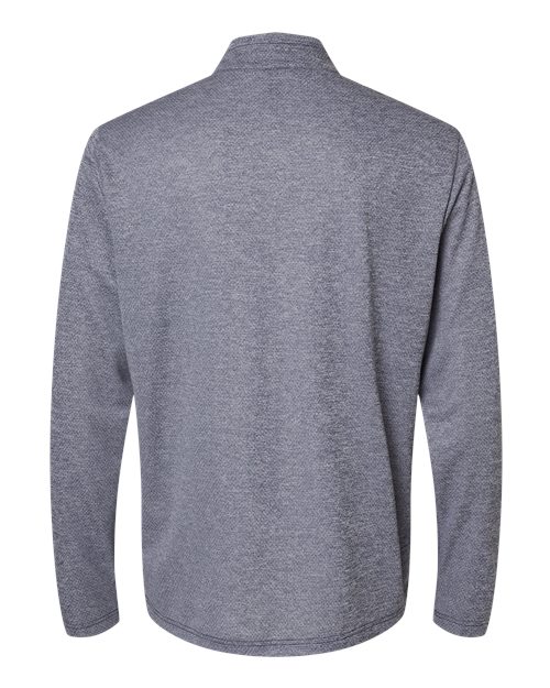 Adidas A593, Men's Space Dyed Quarter-zip Pullover, Collegiate Navy Melange