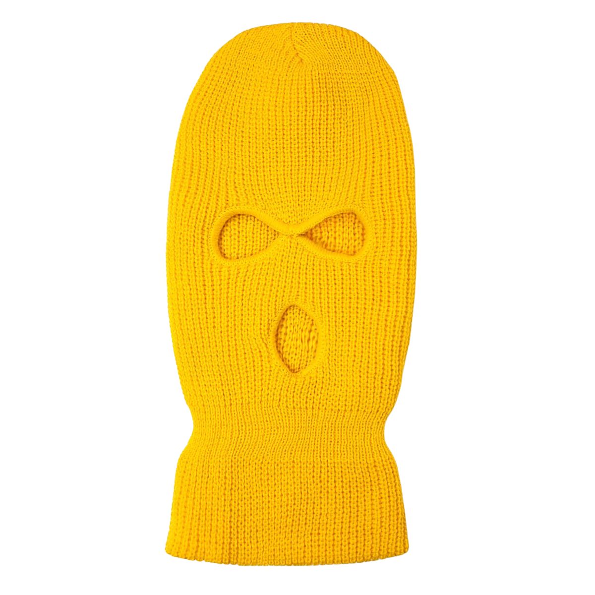 3 Hole Balaclava - JF3, Multi-Coloured Yellow OSFA