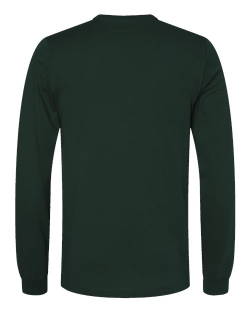 BELLA + CANVAS 3501, Unisex Jersey Long Sleeve Tee, Forest