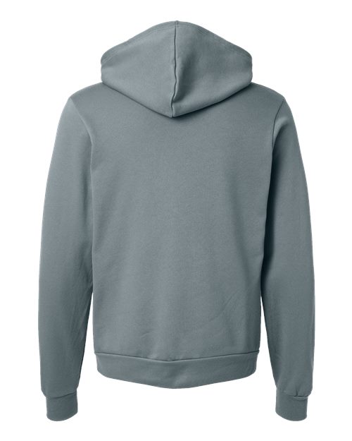 BELLA + CANVAS 3719, Unisex Sponge Fleece Hoodie Sweatshirt, Blue Storm