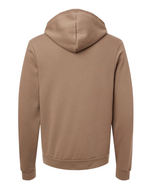 BELLA + CANVAS 3719, Unisex Sponge Fleece Hoodie Sweatshirt, Vintage Brown