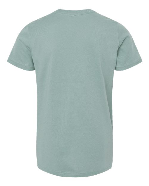 BELLA + CANVAS 3001Y, Youth Jersey Tee, Dusty Blue