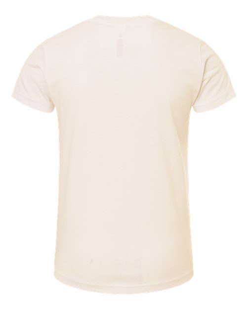 BELLA + CANVAS 3001YCVC, Youth Cvc Jersey Tee, Heather Natural