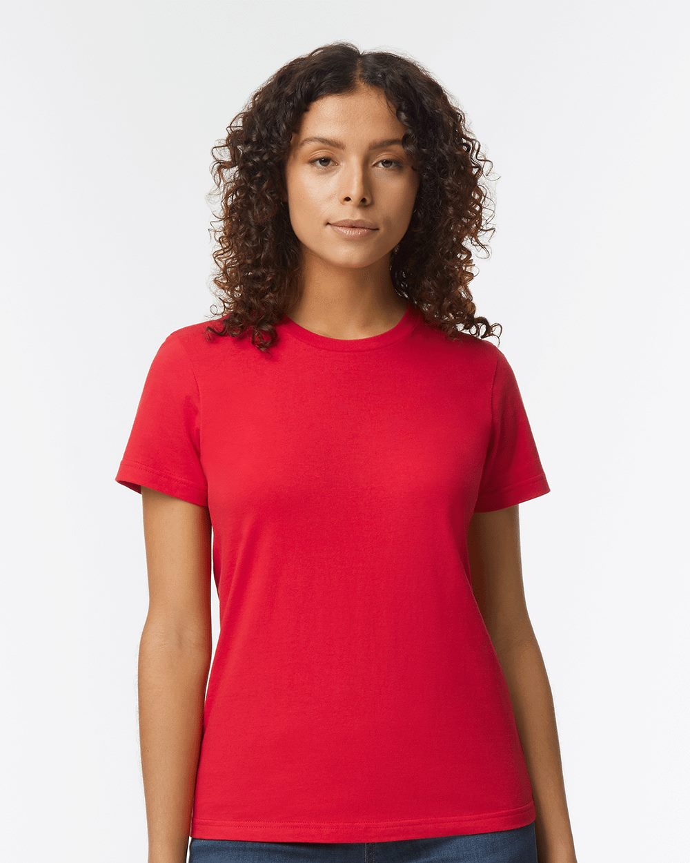 Gildan 65000L, Women's Softstyle Midweight T-shirt, Navy