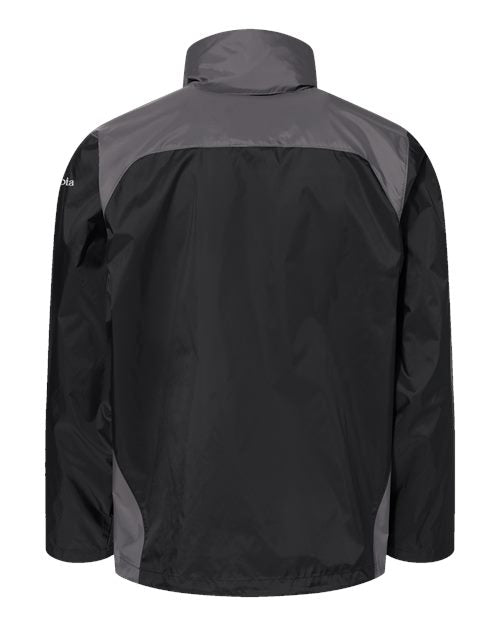 Columbia 212476, Men's Glennaker Lake Ii Rain Jacket, Black/ City Grey