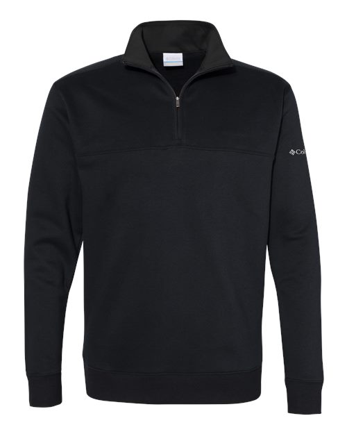 Columbia 212475, Men's Hart Mountain Ii Half-zip Pullover, Black
