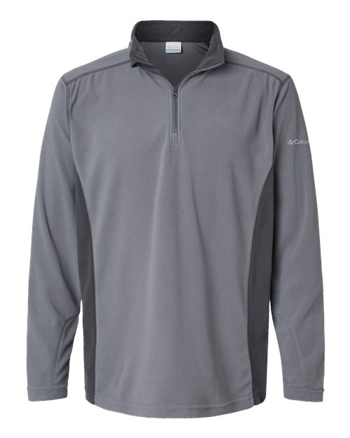 Columbia 212469, Men's Klamath Range Ii Half-zip Pullover, City Grey/ Shark