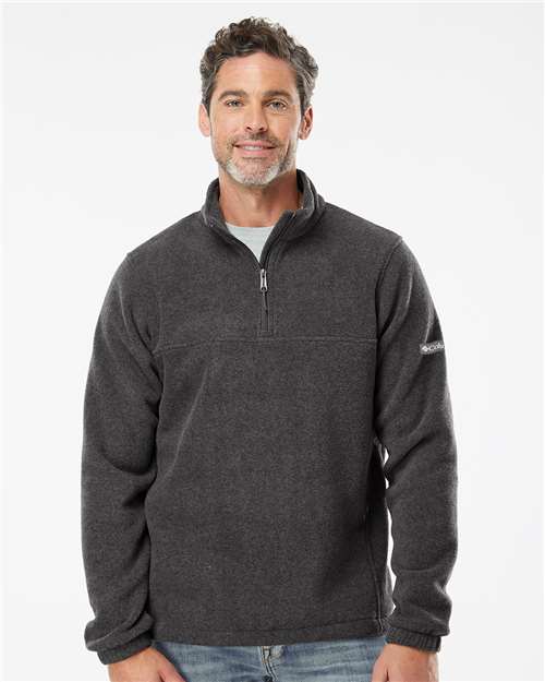 Men's Steens Mountain™ Half-Zip Pullover - - 12284 Charcoal Heather 09824 2025 Fleece and Outerwear 212486 Columbia Cotton Fleece Long Sleeves Mens & Unisex Outerwear Polyester - 100% Premium Fashion Pullovers Quarter-Zips S&S Exclusive Brands the edit fall fleece 2025 Tops Visible Logos Your Guide to Corporate Apparel