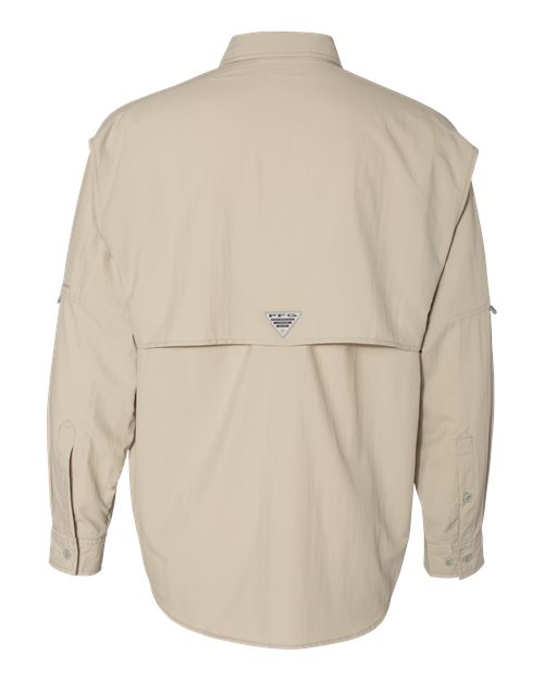 Columbia 212463, Men's Pfg Bahama Ii Shirt, Fossil