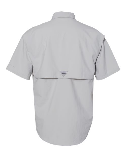 Columbia 212464, Men's Pfg Bahama Ii Short Sleeve Shirt, Cool Grey