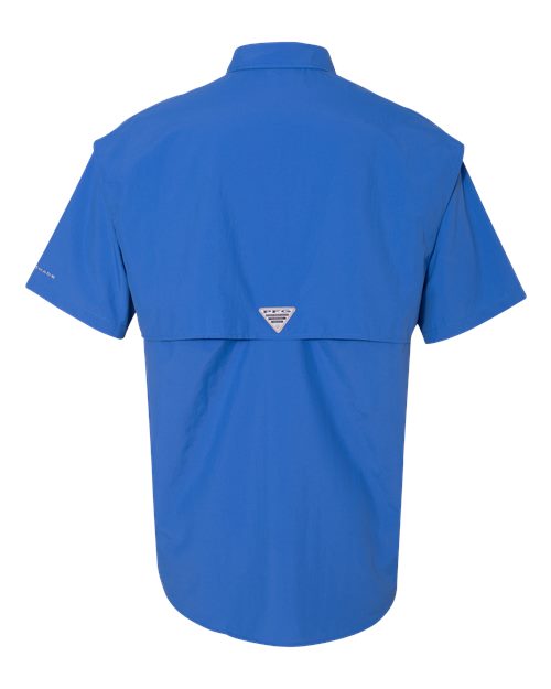 Columbia 212464, Men's Pfg Bahama Ii Short Sleeve Shirt, Vivid Blue