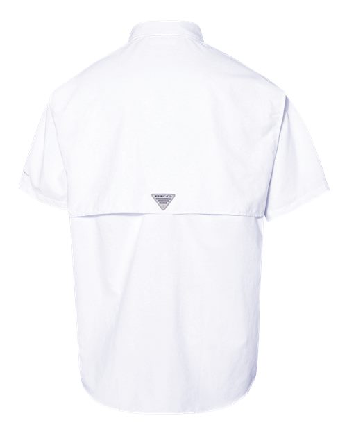 Columbia 212464, Men's Pfg Bahama Ii Short Sleeve Shirt, White