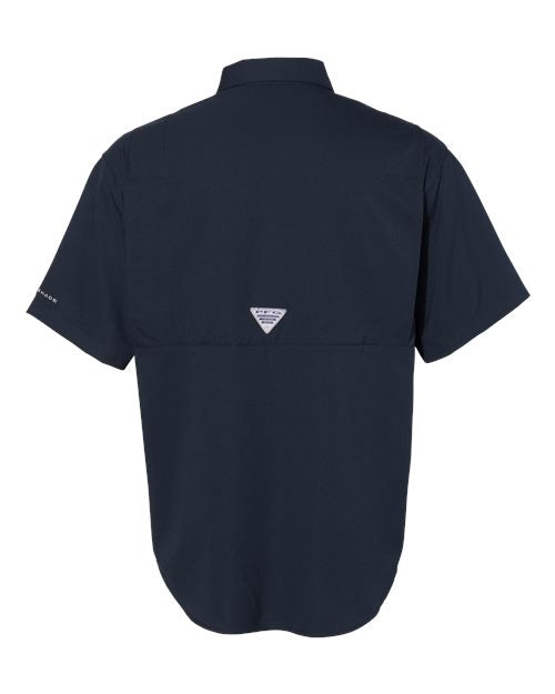 Columbia 212468, Men's Pfg Tamiami Ii Short Sleeve Shirt, Collegiate Navy