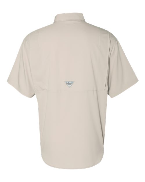 Columbia 212468, Men's Pfg Tamiami Ii Short Sleeve Shirt, Fossil