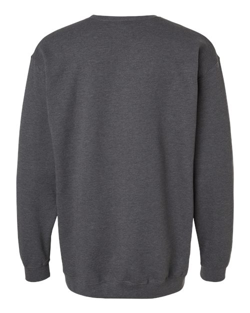M&O 3340, Unisex Crewneck Fleece, Heather Charcoal