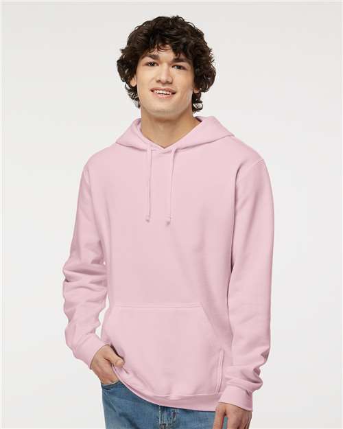 M&O 3320, Unisex Pullover Hoodie, Light Pink