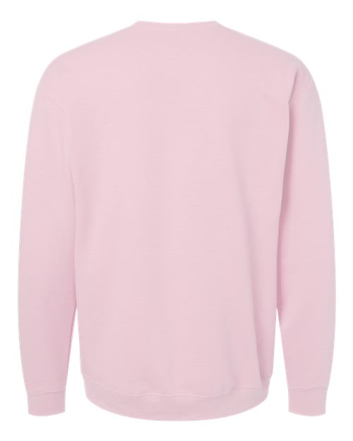 M&O 3340, Unisex Crewneck Fleece, Light Pink
