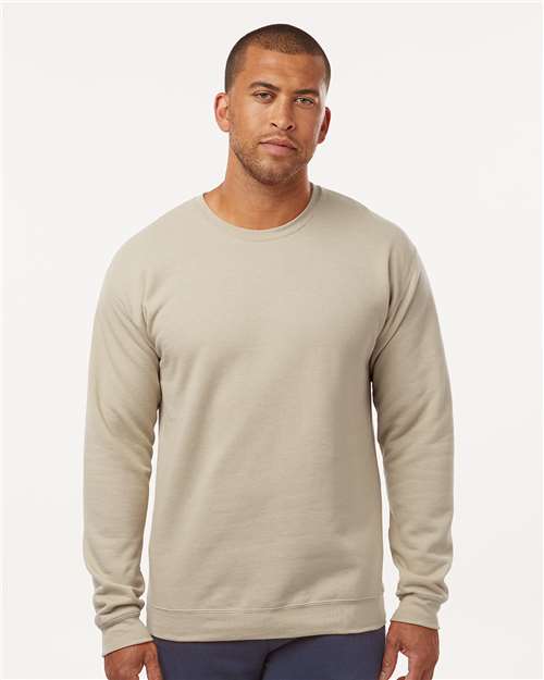 M&O 3340, Unisex Crewneck Fleece, Sand