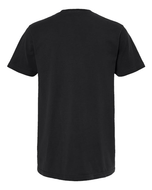 M&O 6500M, Unisex Vintage Garment-dyed T-shirt, Black