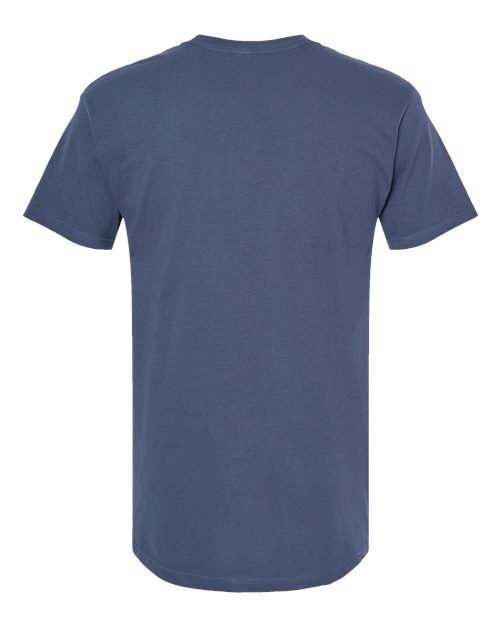 M&O 4800, Men's Gold Soft Touch T-shirt, Indigo Blue