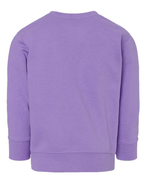 Rabbit Skins 3317, Toddler Fleece Crewneck Sweatshirt, Lavender