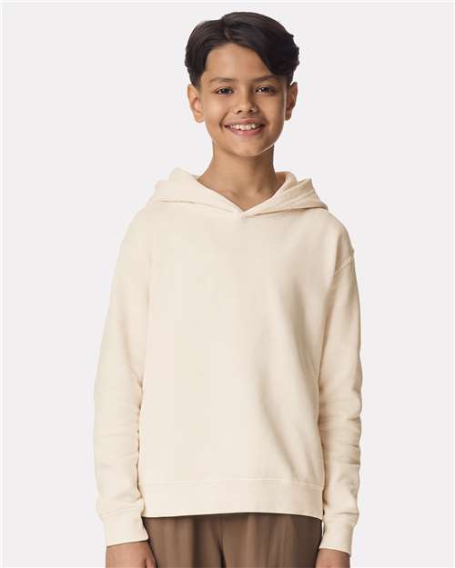 Youth Garment-Dyed Lightweight Fleece Hooded Sweatshirt -  - 12441 - Toronto Screen Printing- Color