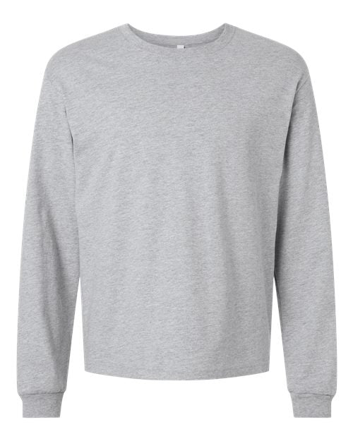 BELLA + CANVAS 3511, 6 Oz. Heavyweight Long Sleeve Tee, Athletic Heather