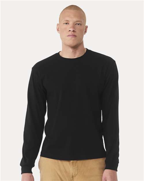 BELLA + CANVAS 3511, 6 Oz. Heavyweight Long Sleeve Tee, Black