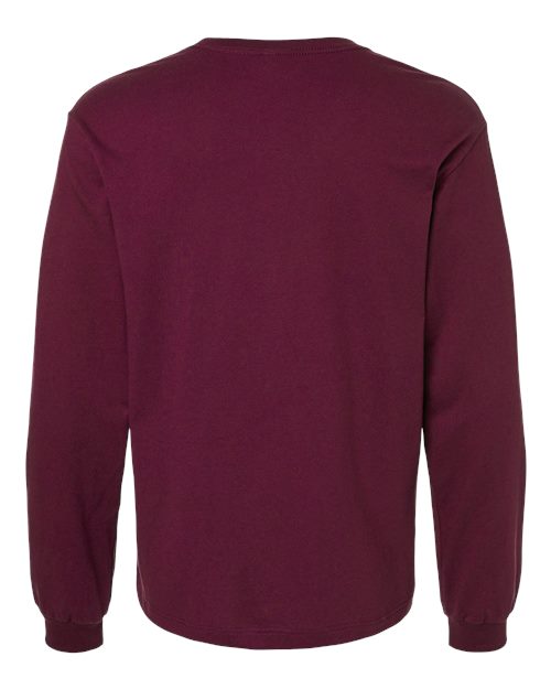BELLA + CANVAS 3511, 6 Oz. Heavyweight Long Sleeve Tee, Maroon