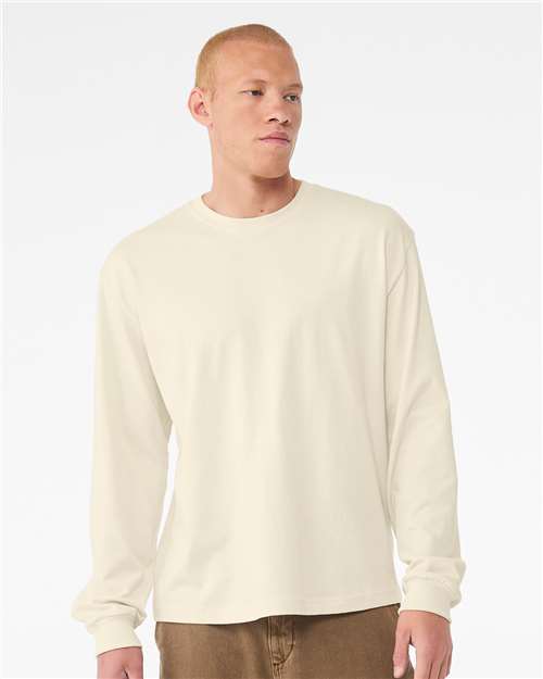 BELLA + CANVAS 3511, 6 Oz. Heavyweight Long Sleeve Tee, Natural