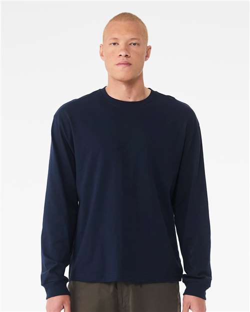 BELLA + CANVAS 3511, 6 Oz. Heavyweight Long Sleeve Tee, Navy