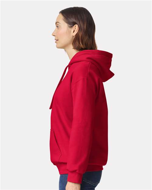 Gildan 19500, Unisex Hammer Maxweight Hooded Sweatshirt, Cherry Red