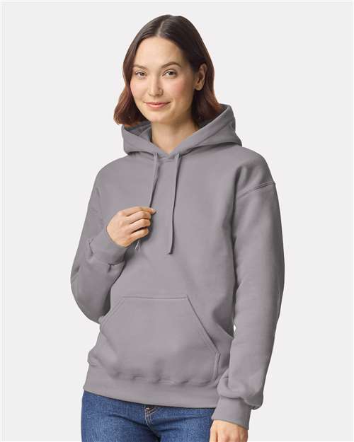 Gildan 19500, Unisex Hammer Maxweight Hooded Sweatshirt, Gravel