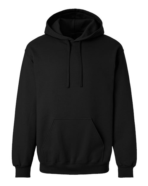 Gildan 19500, Unisex Hammer Maxweight Hooded Sweatshirt, Pitch Black