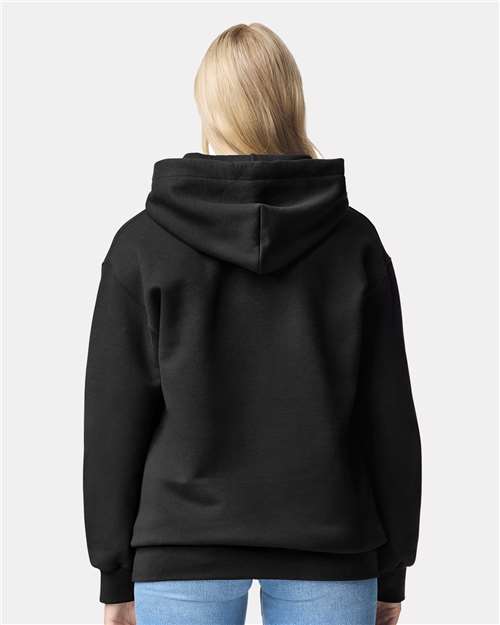 Gildan 19500, Unisex Hammer Maxweight Hooded Sweatshirt, Pitch Black